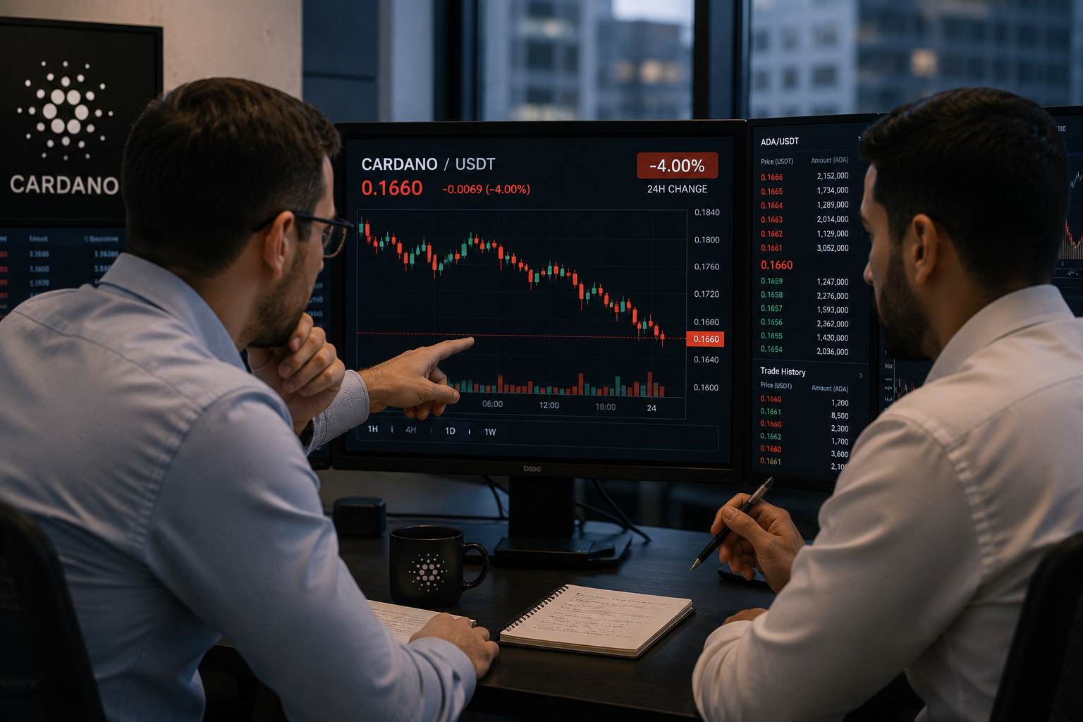 Bears maintain control for ADA as mixed derivatives signal market uncertainty